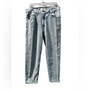 Vintage Levi Strauss Relaxed Fit 34x32 Light Wash Denim Jeans 100% Cotton